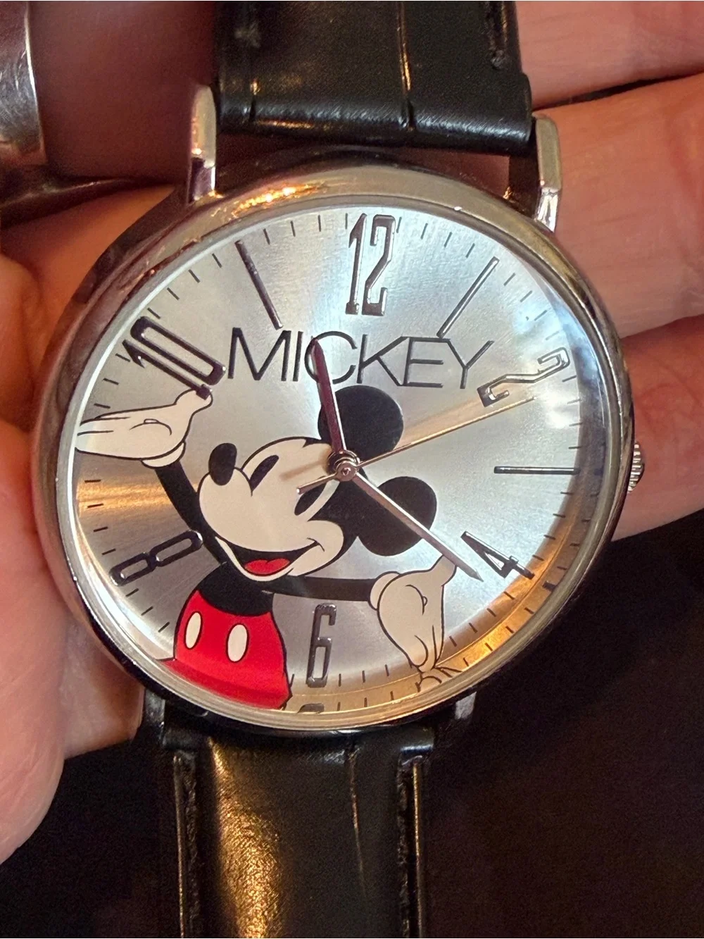Large Face Mickey Mouse Watch